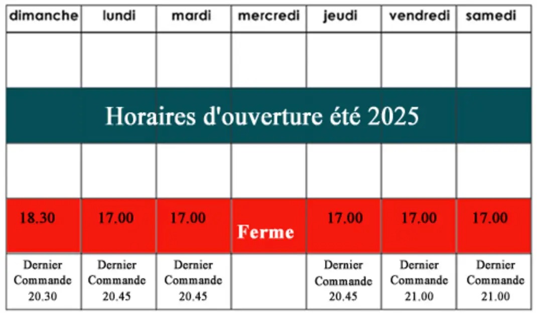 Le Black Dog Horaires